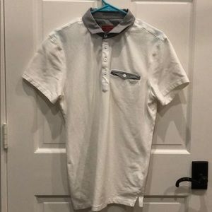 🟩Saks fifth avenue trim fit polo